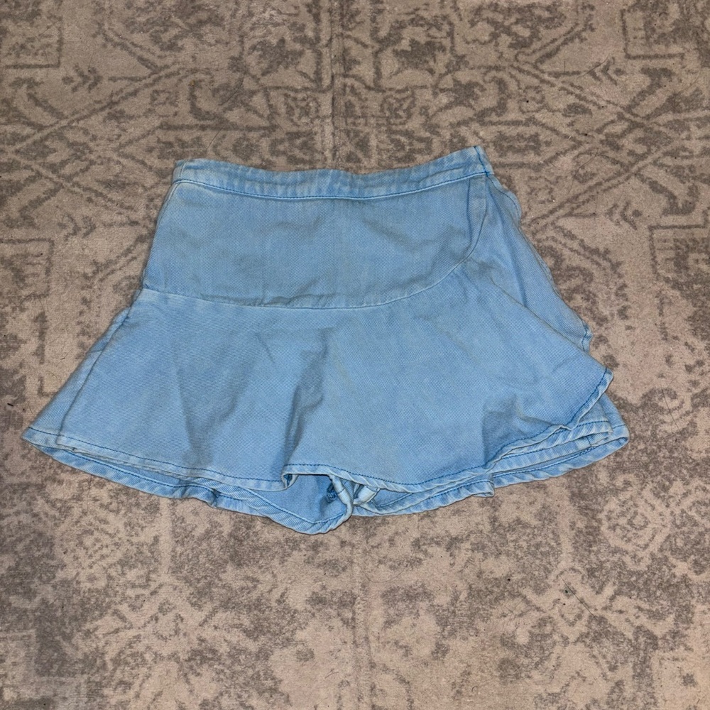 Lizard Thicket Light Blue Denim Skirt